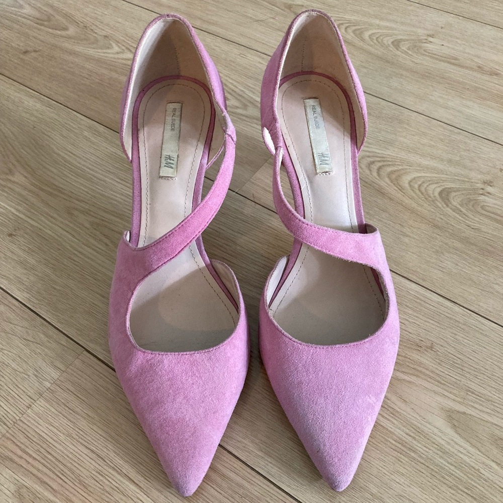 H&M Pink Pointed Toe Heels